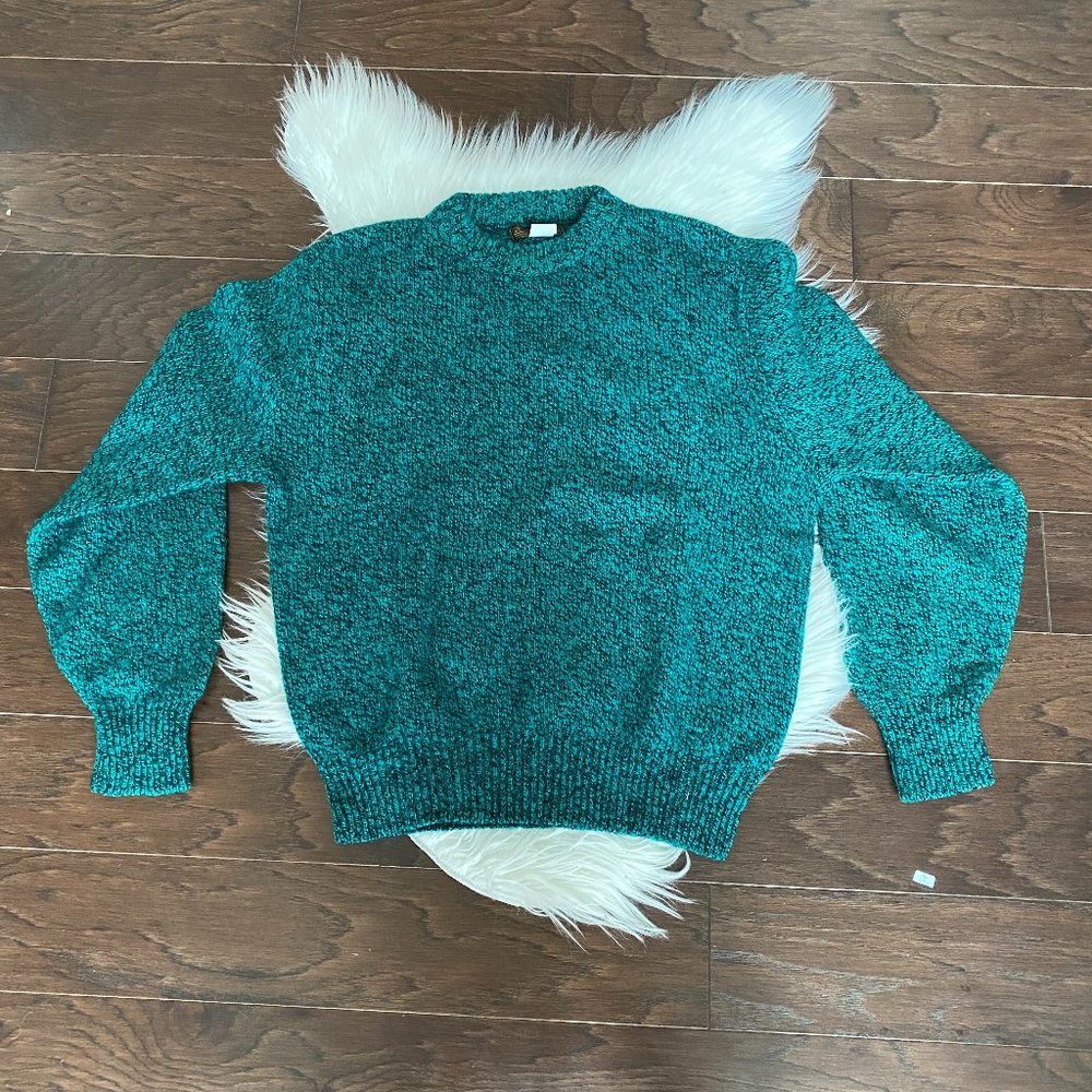 Eddie Bauer Teal Crewneck Sweater